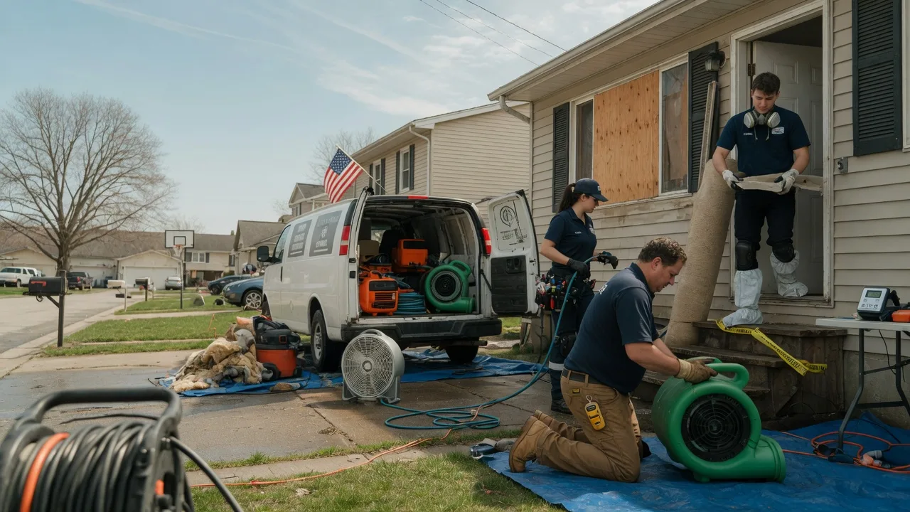 Water Damage Restoration in Roulette, PA near me
